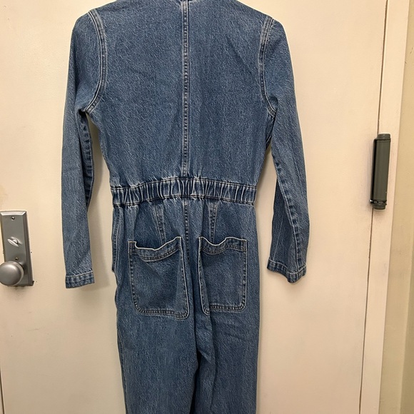 Madewell Denim Jumpsuit with Long Sleeves - Picture 2 of 6